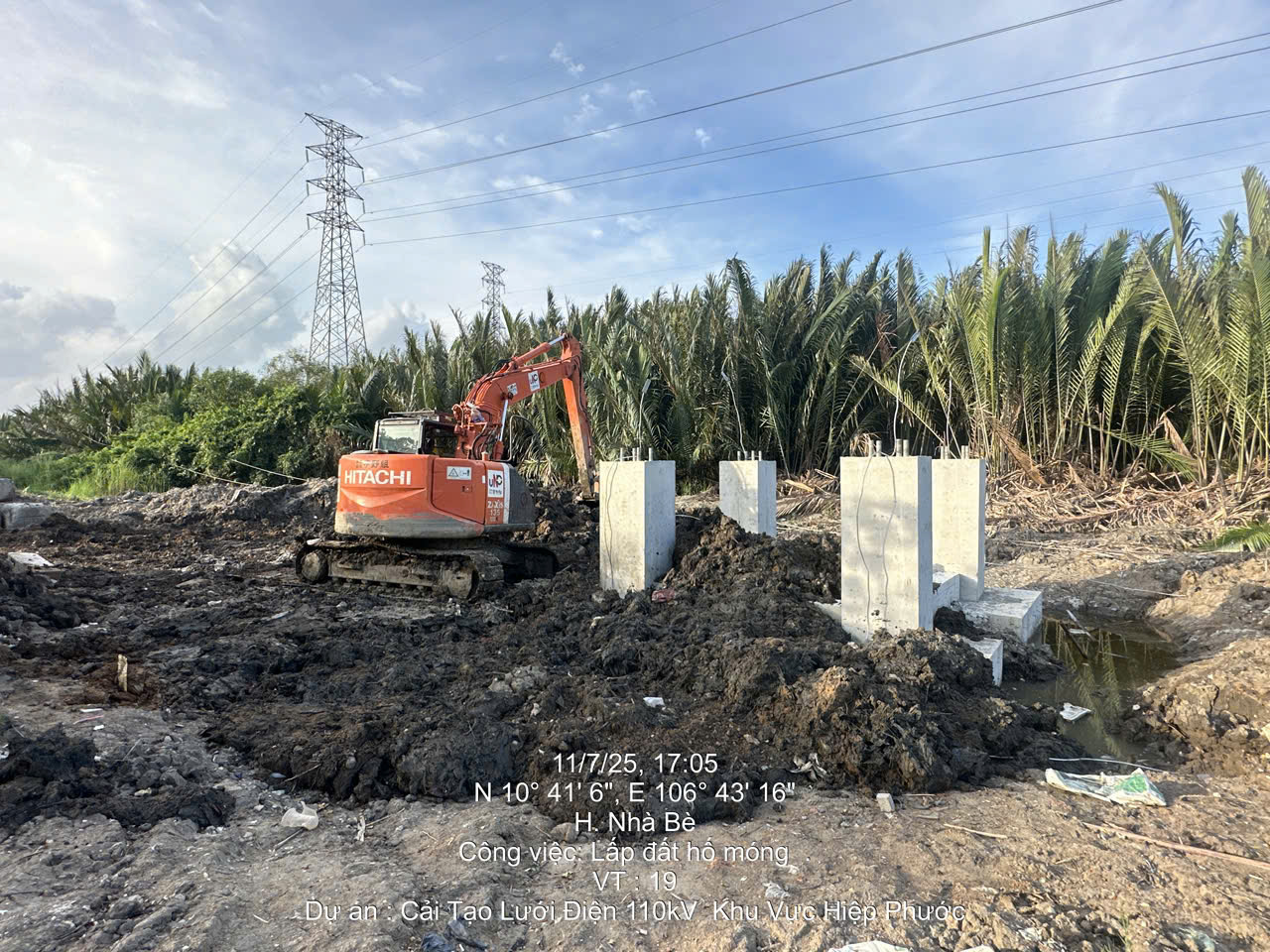 Cải tạo lưới điện 110kV khu vực Hiệp Phước